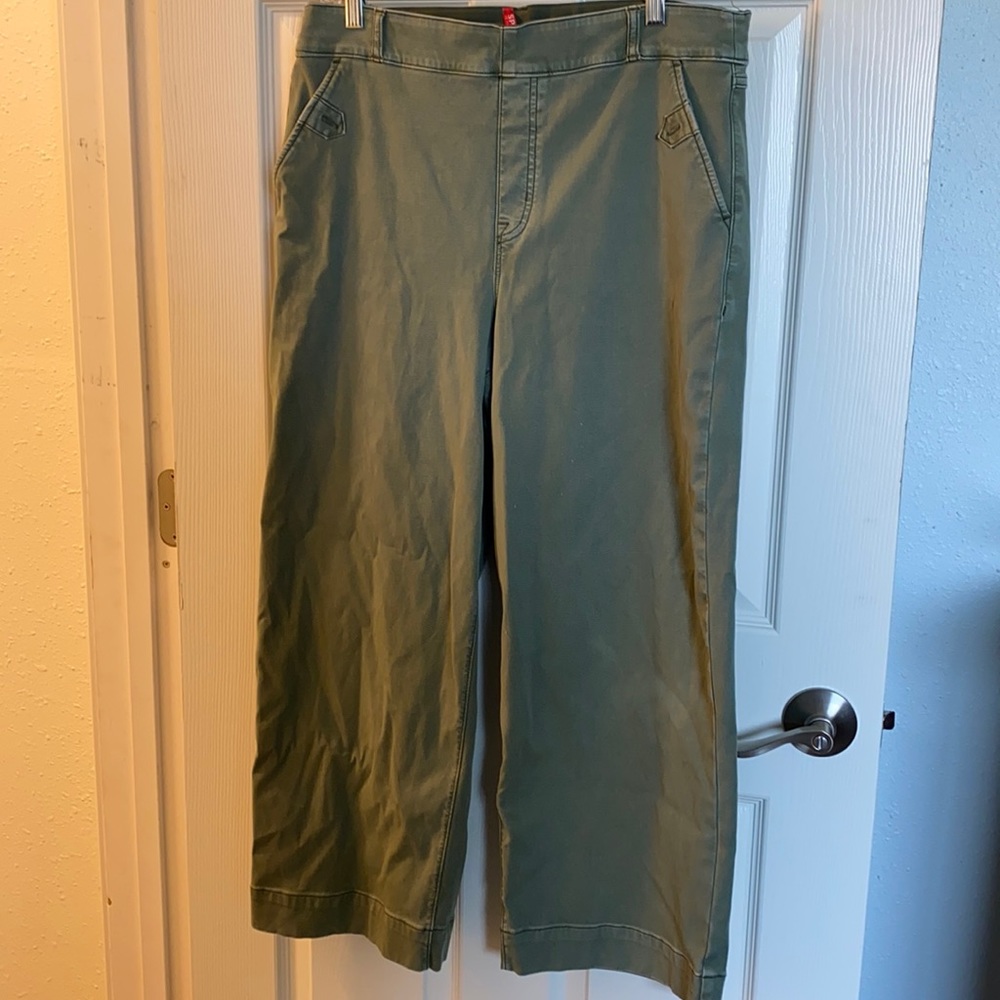 Spank Twill Wide Leg Ankle Length pants size XL